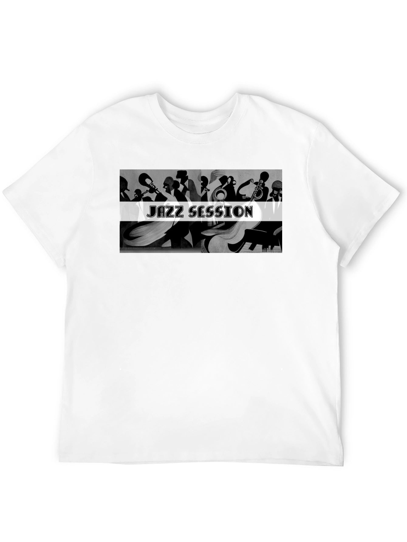 Jazz Session Graphic T-Shirt - Black