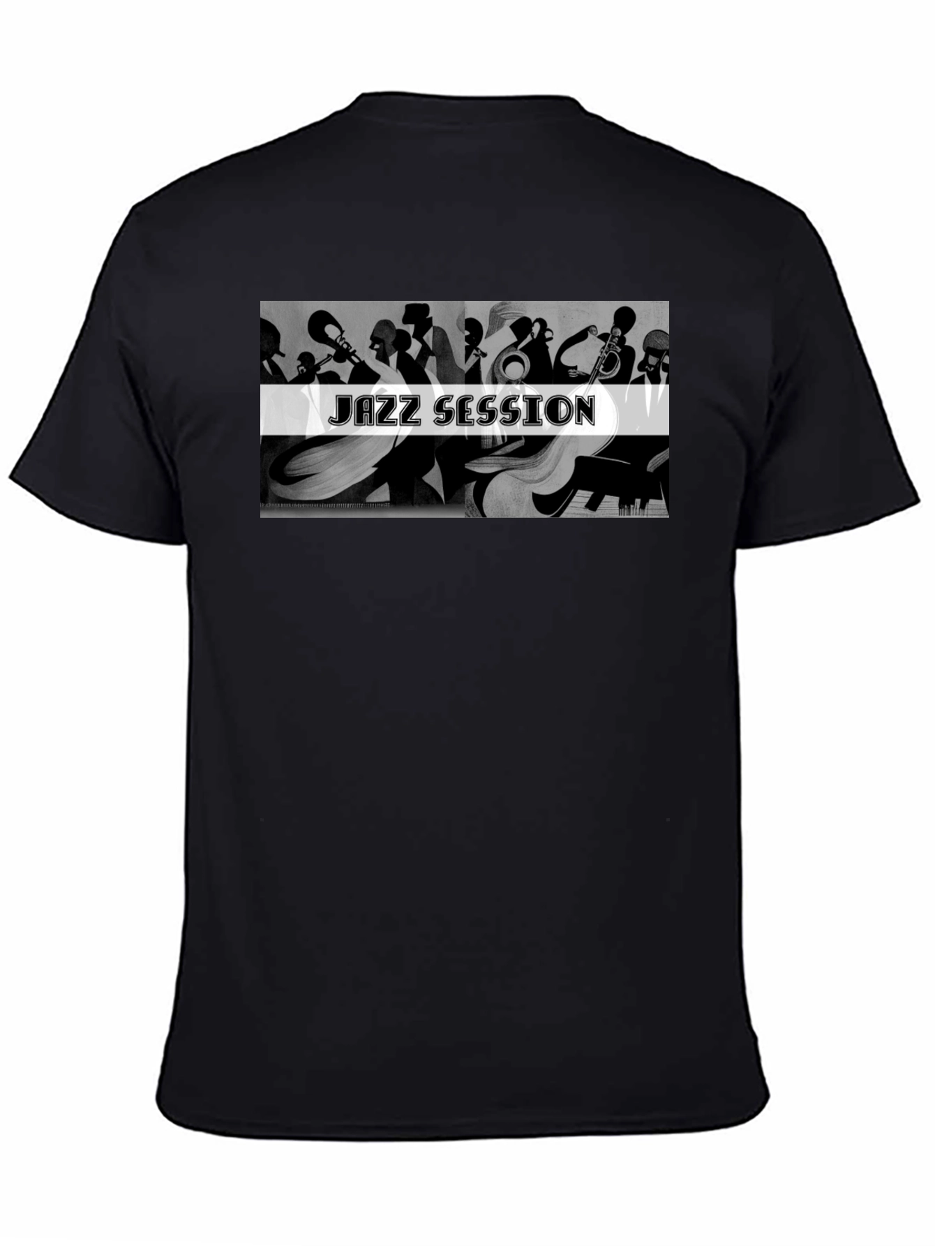 Jazz Session Graphic T-Shirt - Black