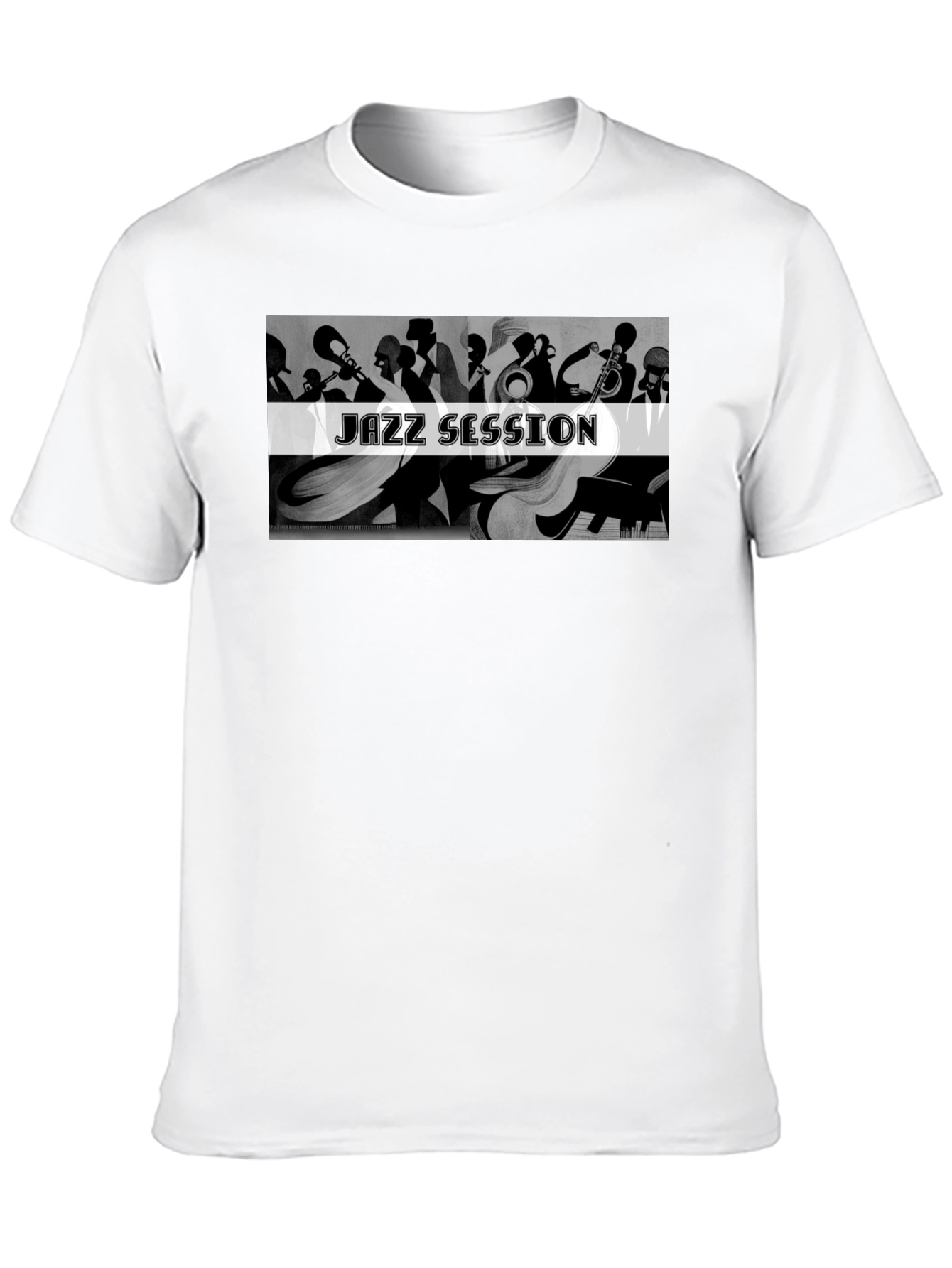 Jazz Session Graphic T-Shirt - Black