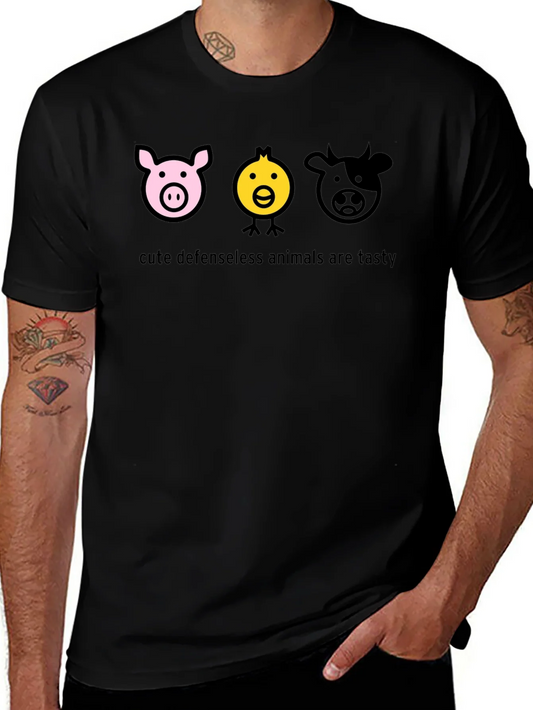 Cute Animals Are Tasty Graphic T-Shirt
