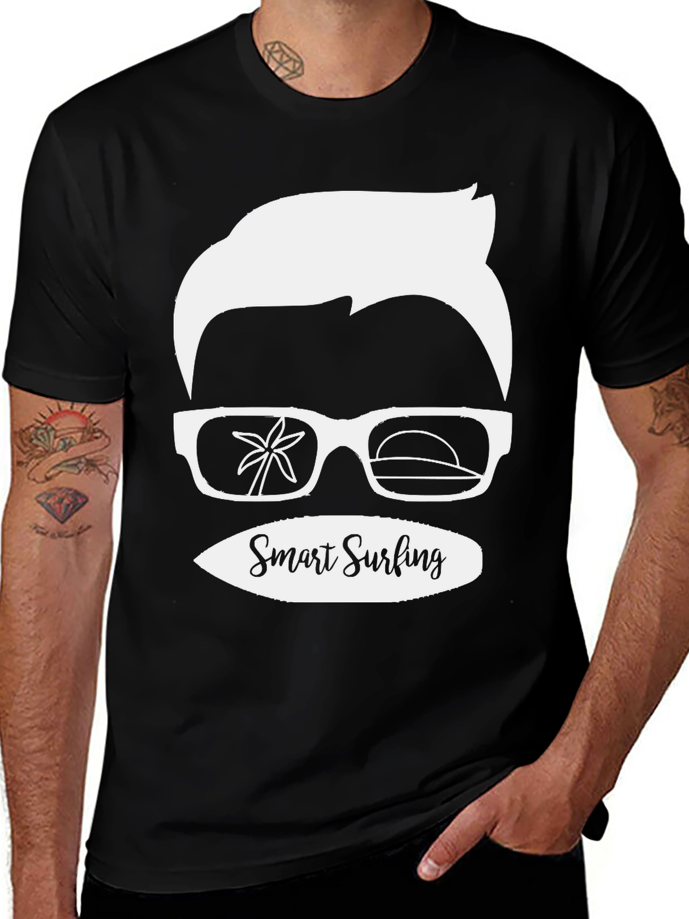 Smart Surfing T-Shirt - Unique Design