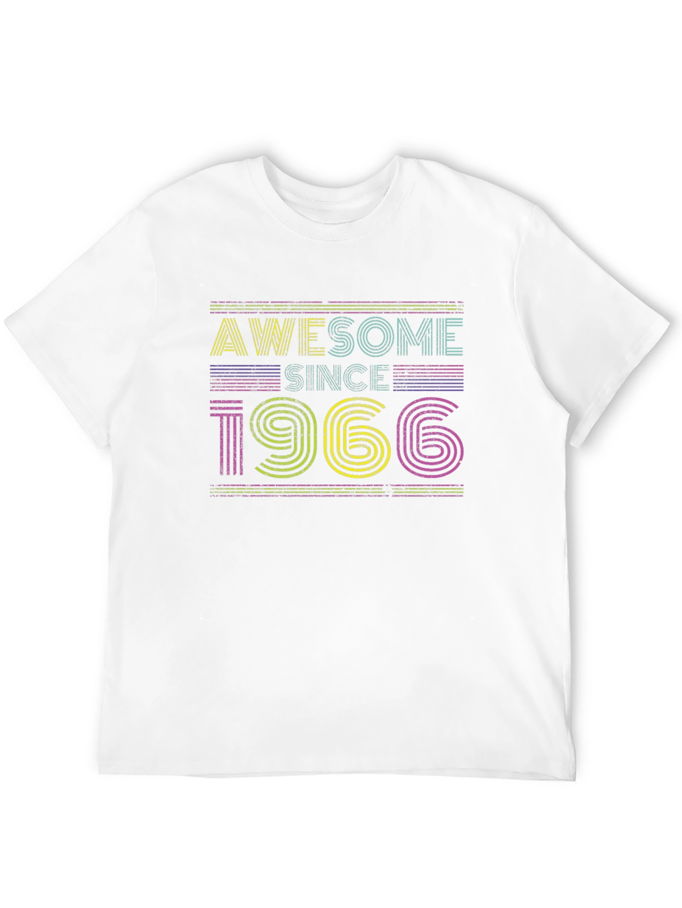 Awesome Since 1966 Retro Graphic T-Shirt