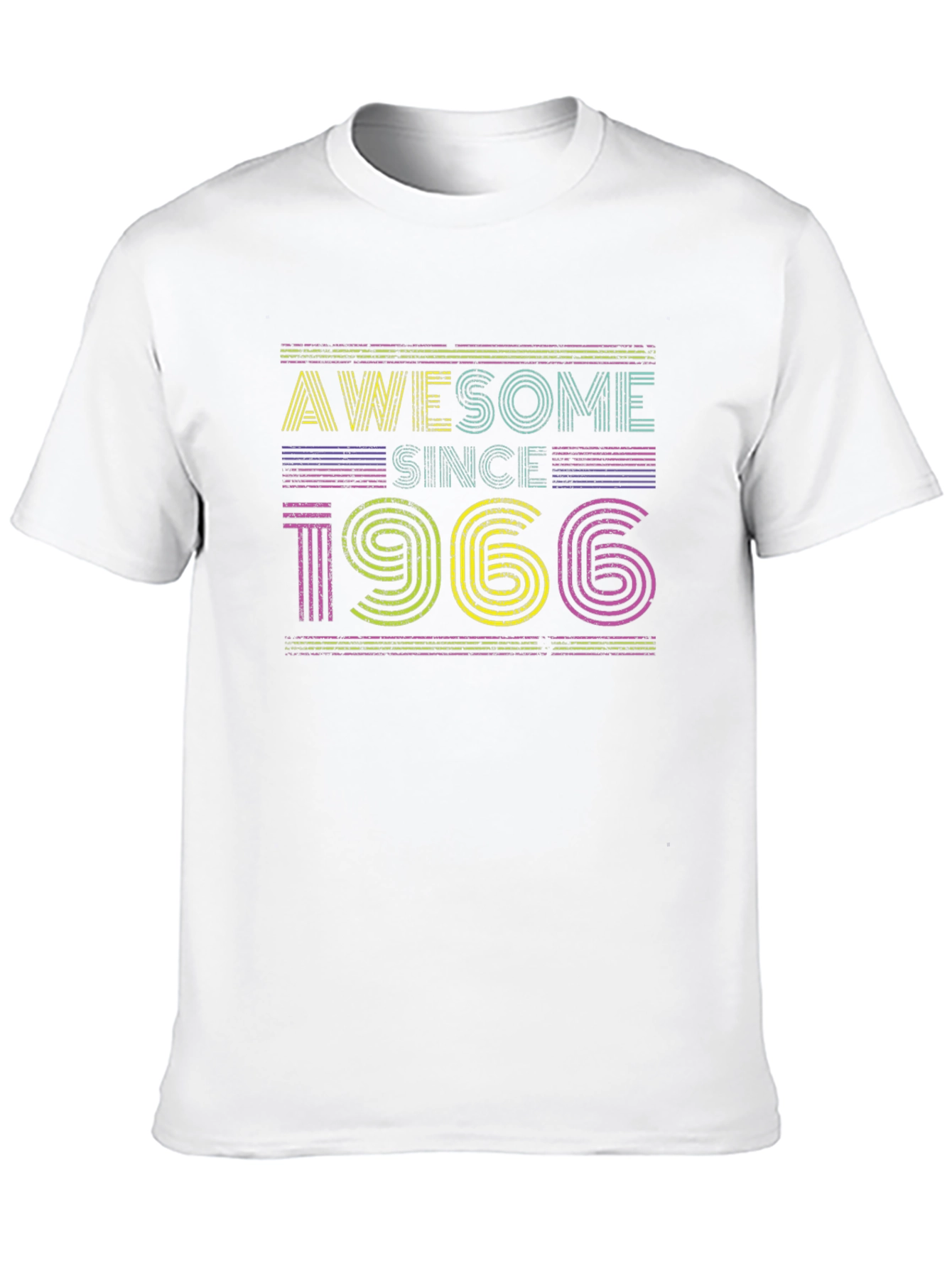 Awesome Since 1966 Retro Graphic T-Shirt