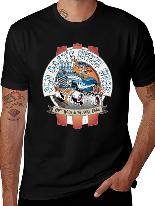 Old Goats Speed Shop Hot Rod T-Shirt