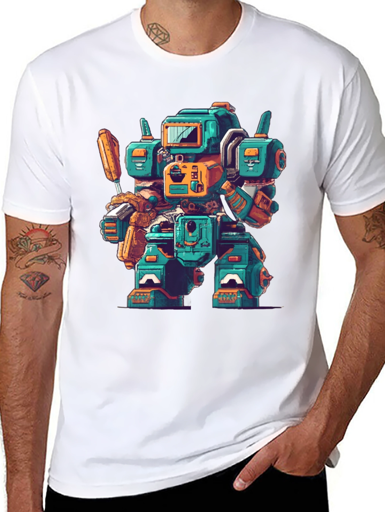 Retro Robot Repair T-Shirt