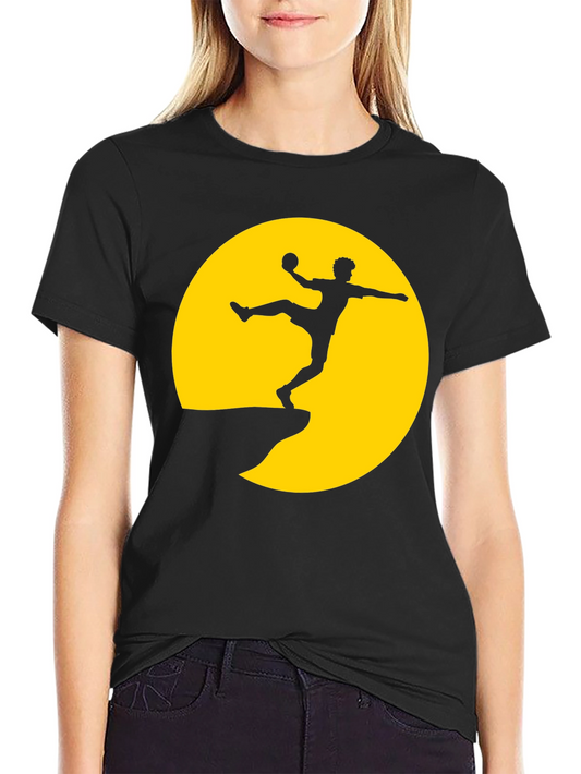Silhouette Soccer Player Graphic Tee