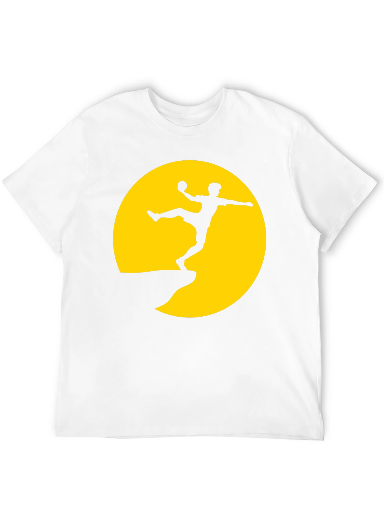 Silhouette Soccer Player Graphic Tee