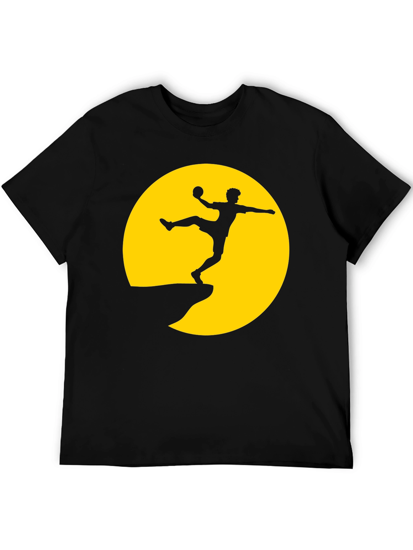 Silhouette Soccer Player Graphic Tee