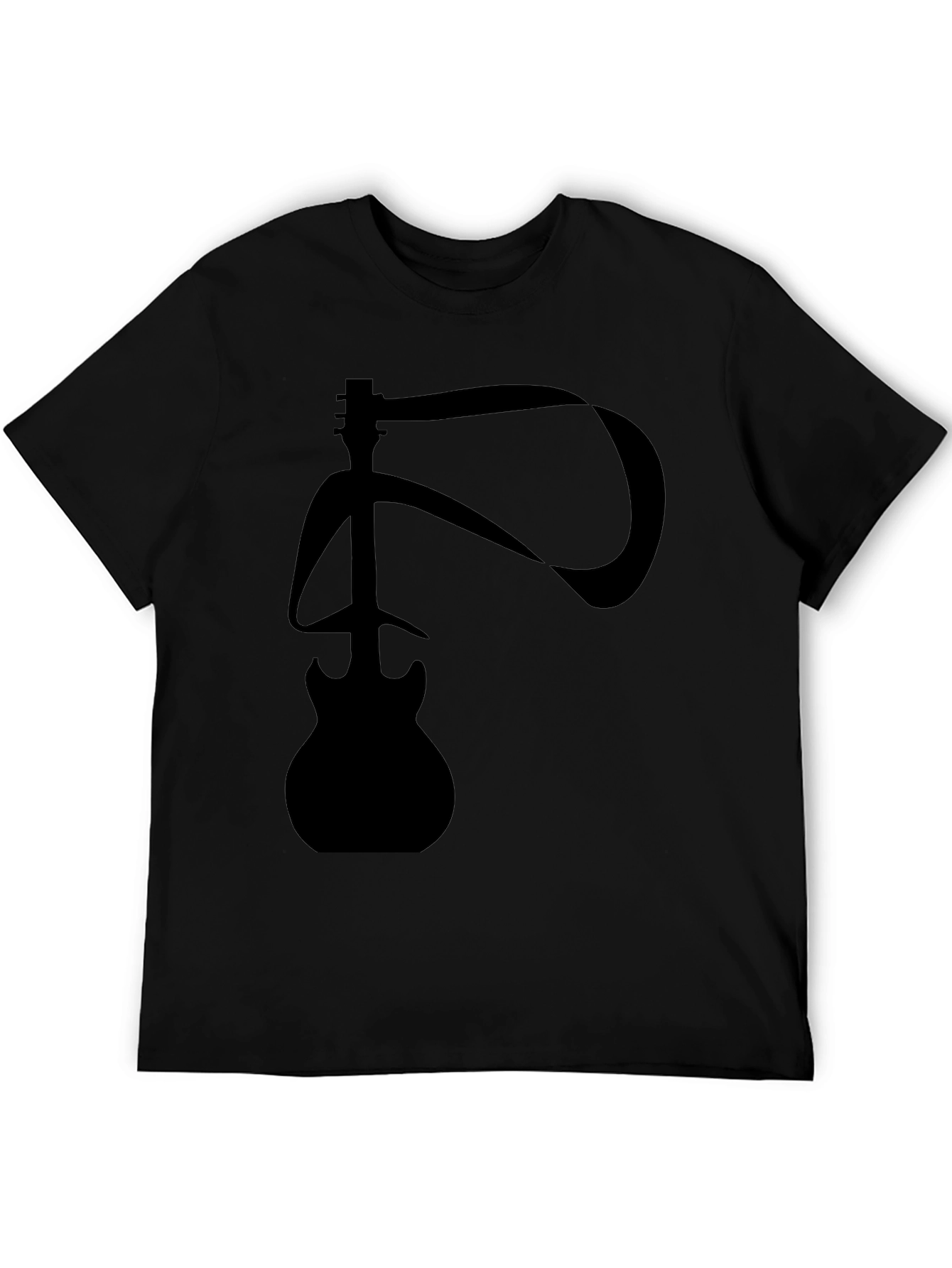 Abstract Guitar Graphic T-Shirt