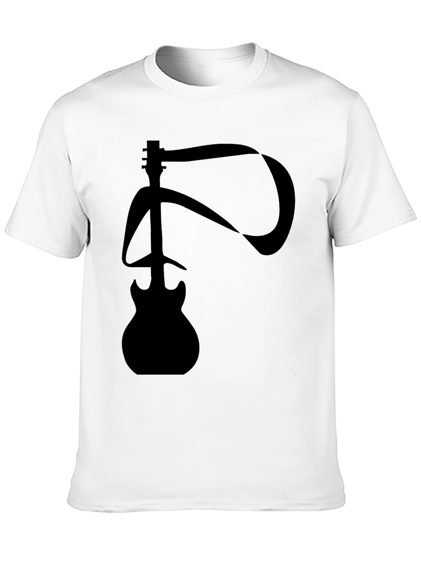 Abstract Guitar Graphic T-Shirt