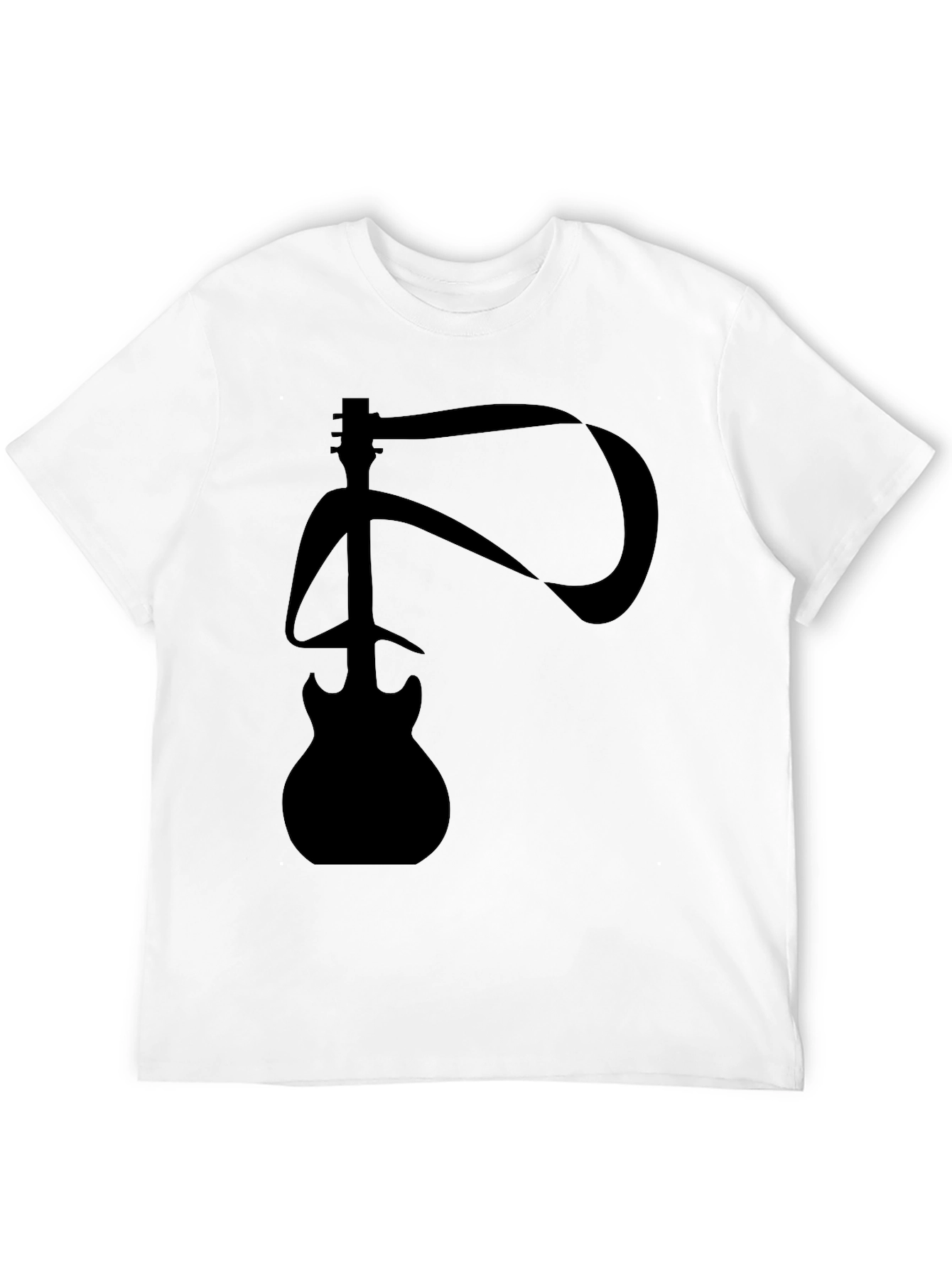 Abstract Guitar Graphic T-Shirt