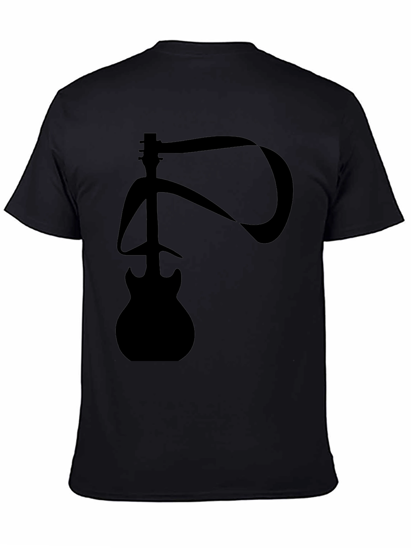 Abstract Guitar Graphic T-Shirt