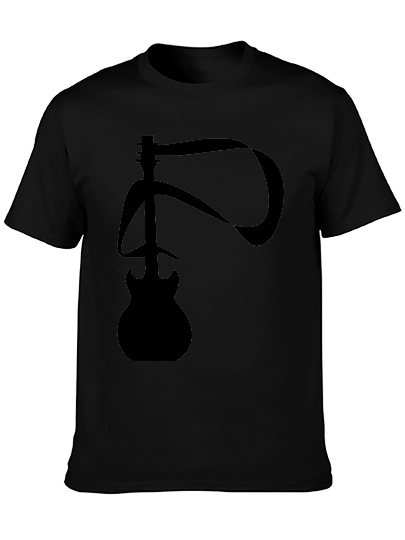 Abstract Guitar Graphic T-Shirt