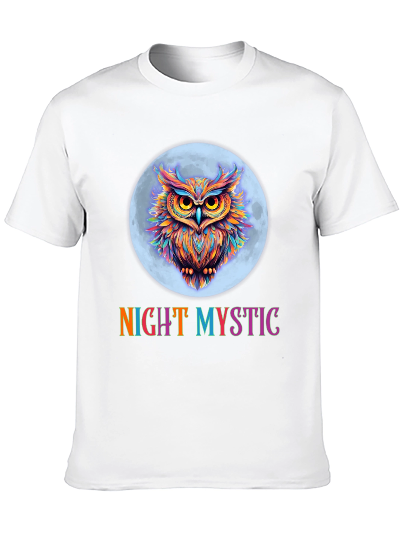 Night Mystic Owl Graphic T-Shirt