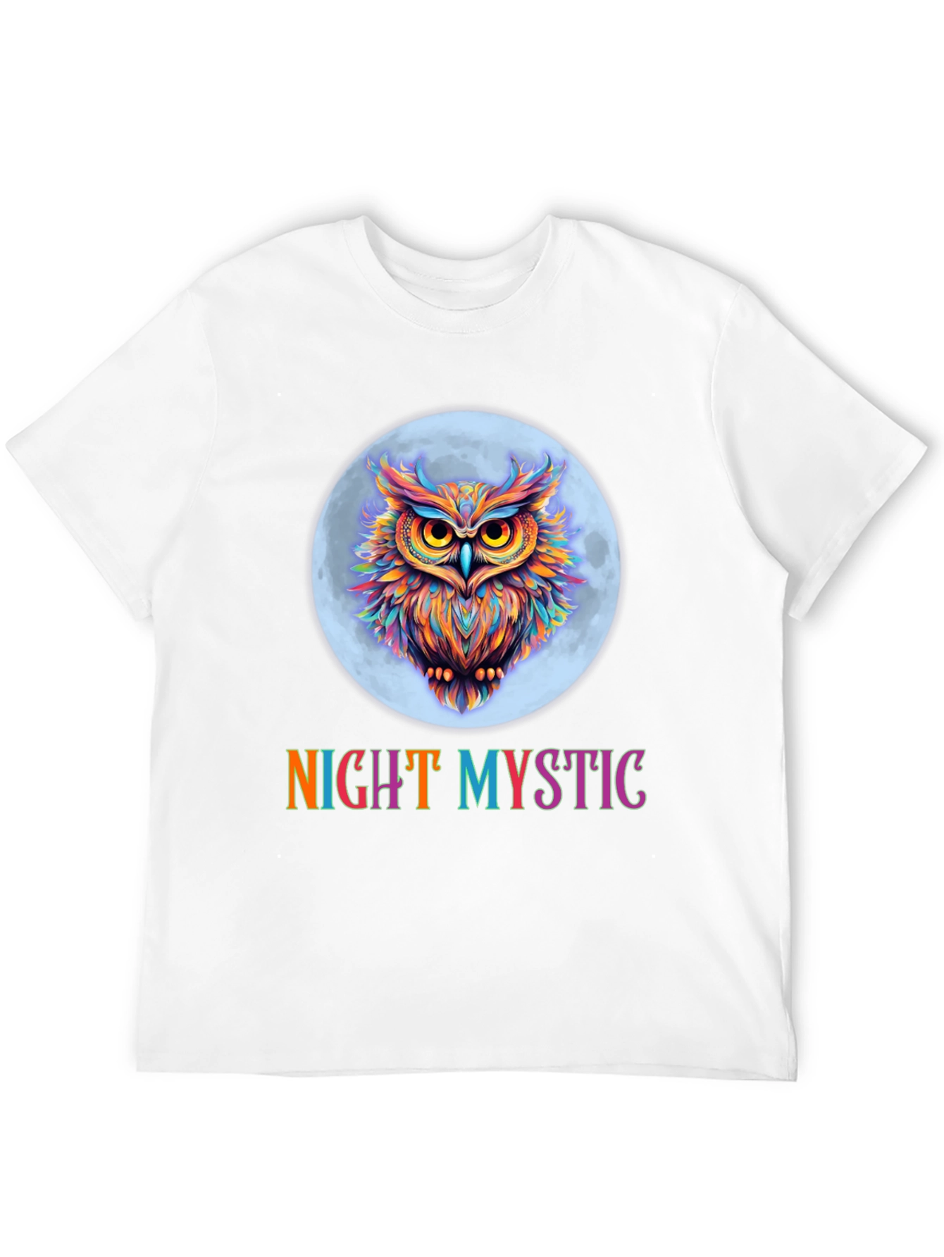 Night Mystic Owl Graphic T-Shirt