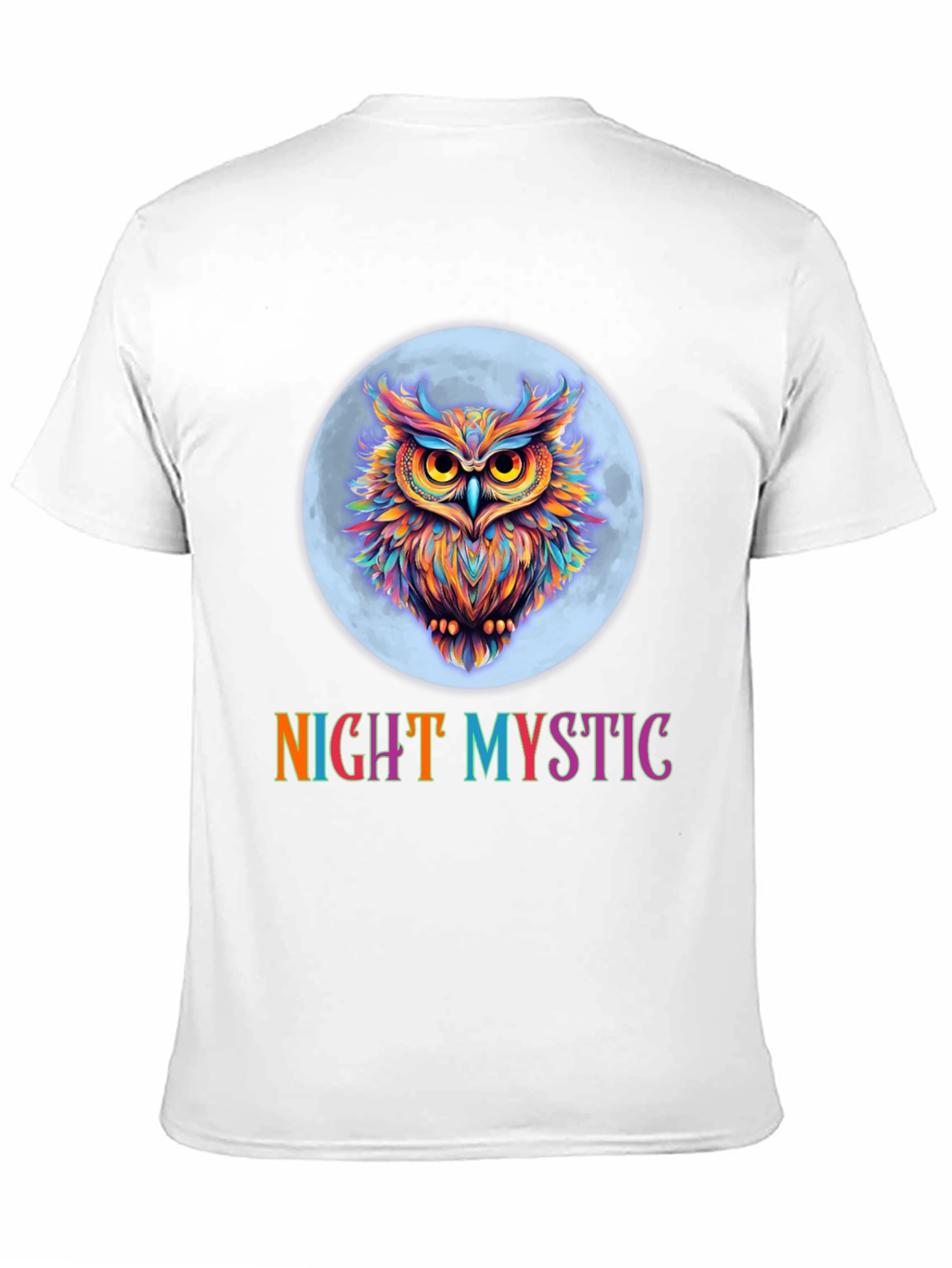 Night Mystic Owl Graphic T-Shirt