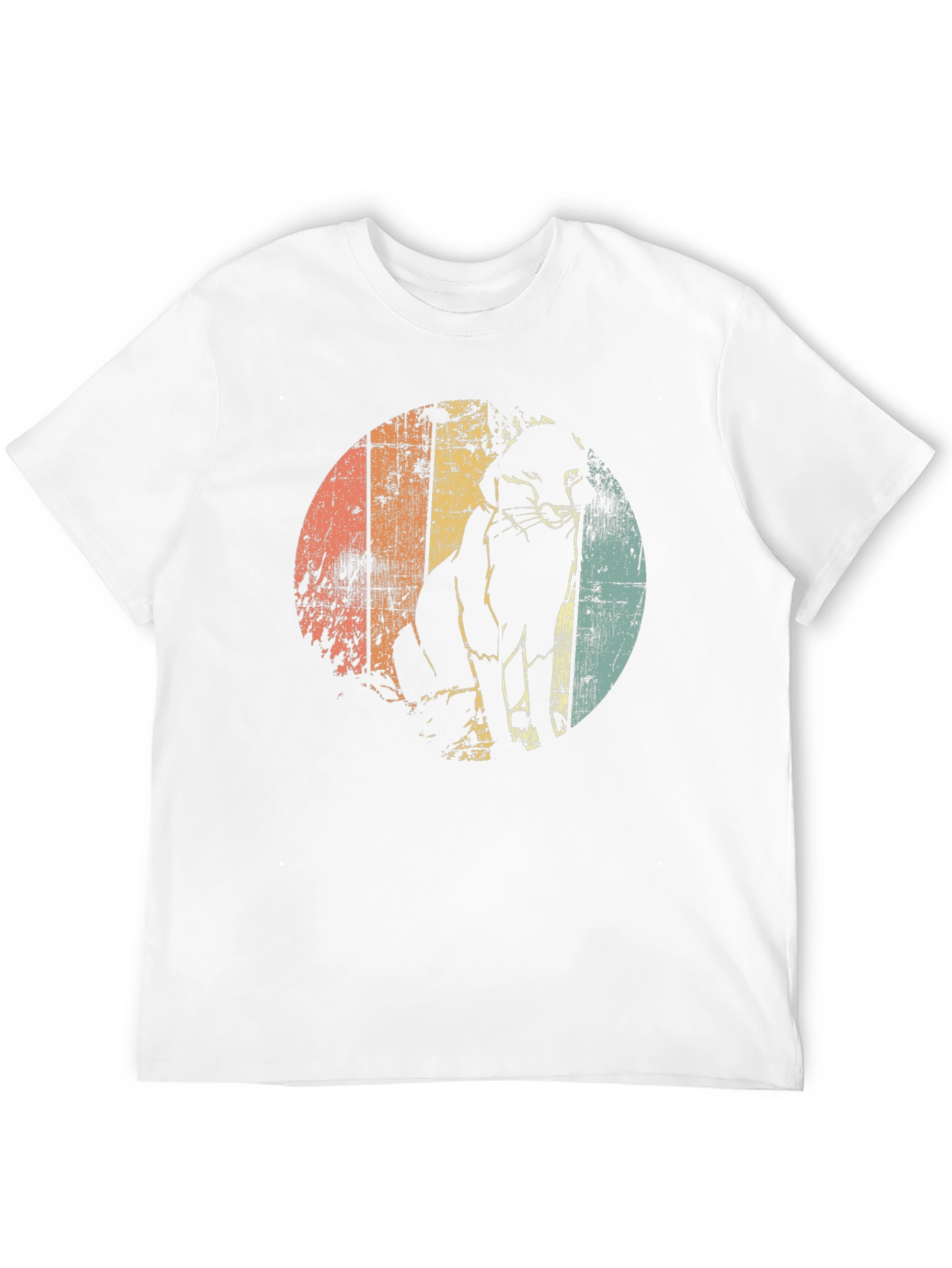 Retro Cat Silhouette T-Shirt