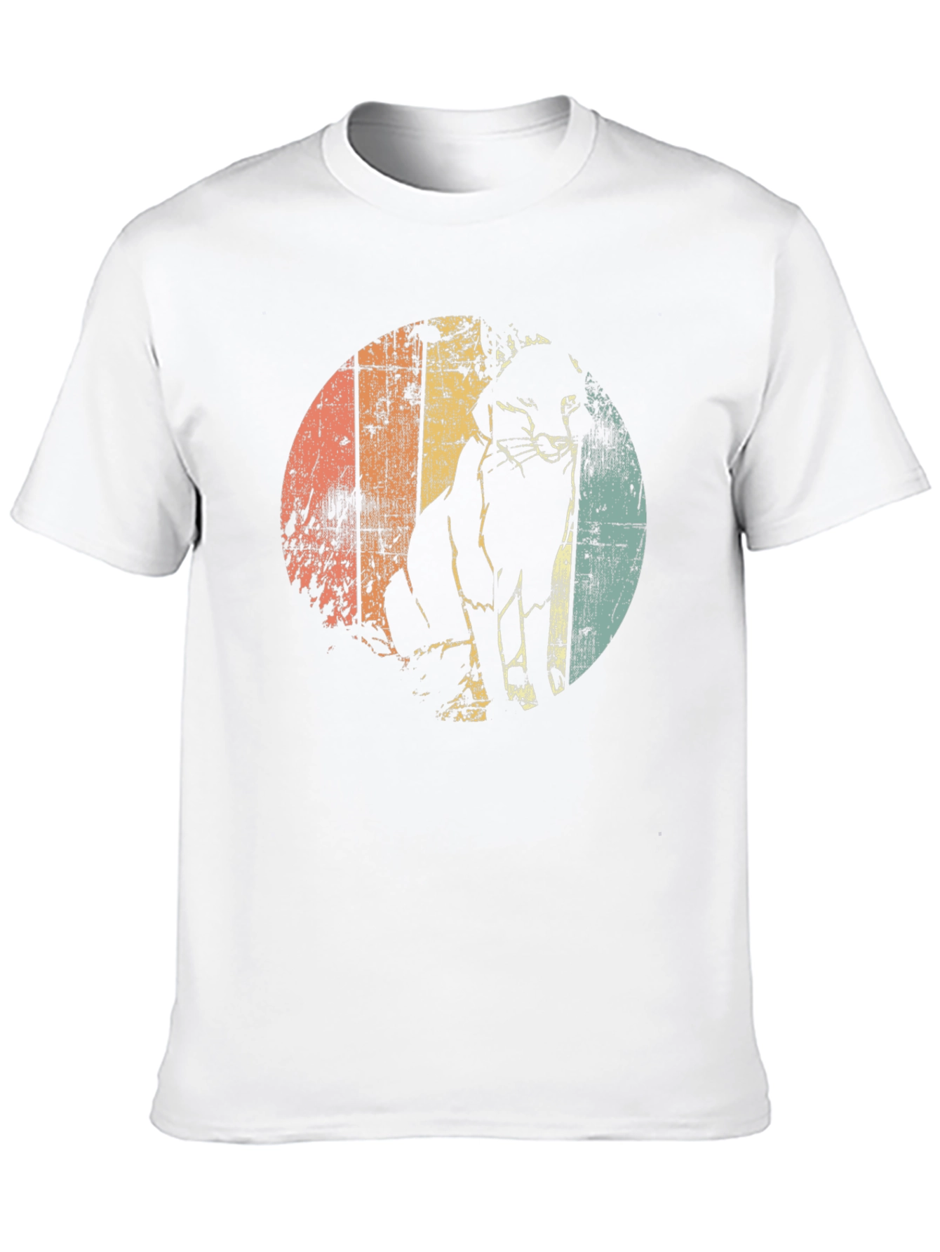 Retro Cat Silhouette T-Shirt