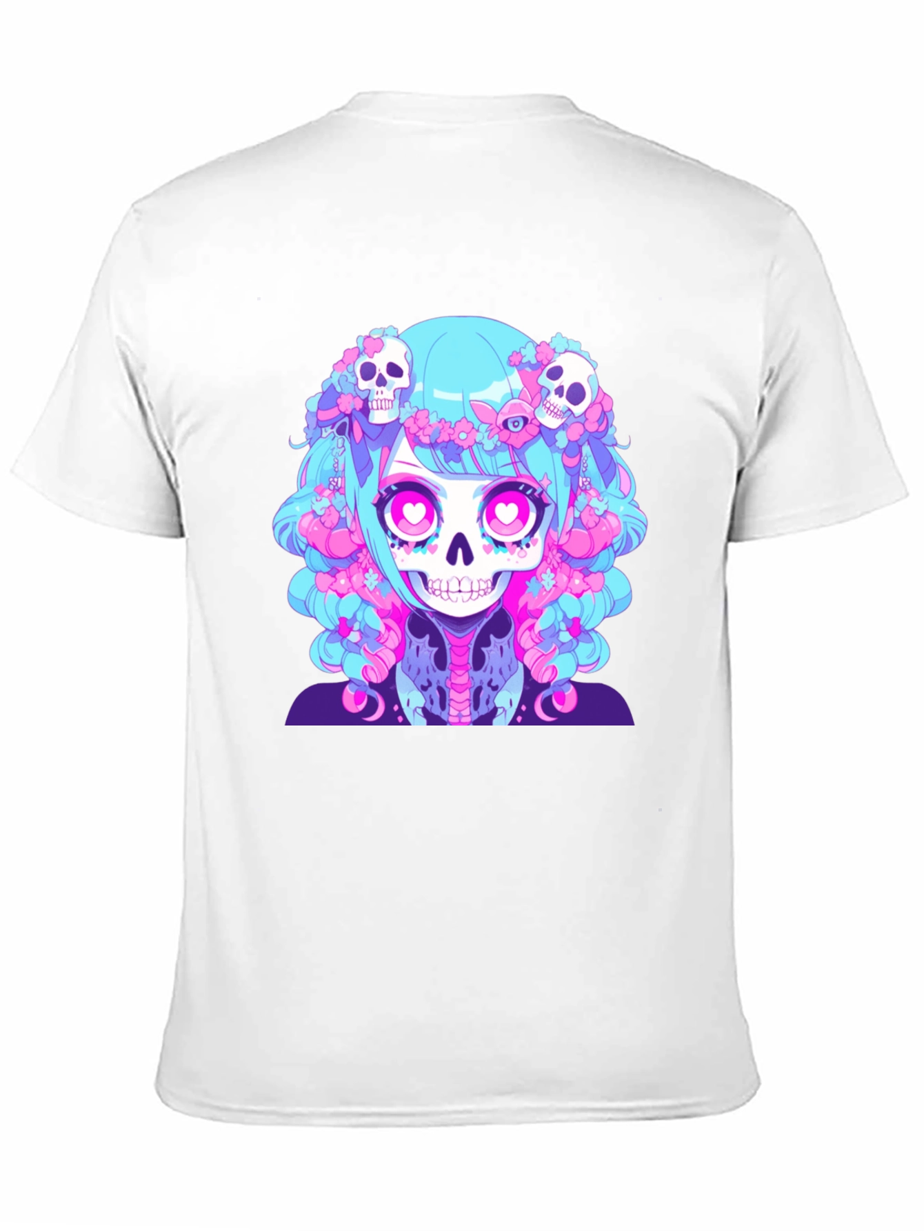 Skull Anime Graphic Tee