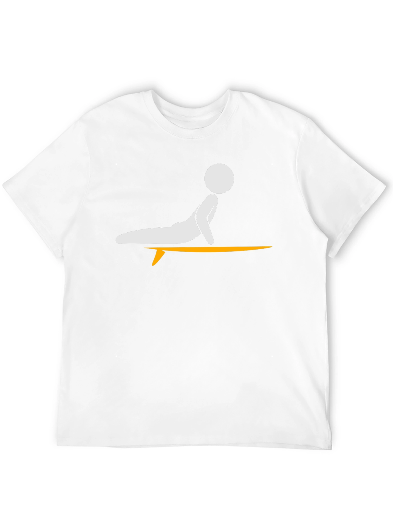 Surfing Yoga Pose Graphic Tee - Black