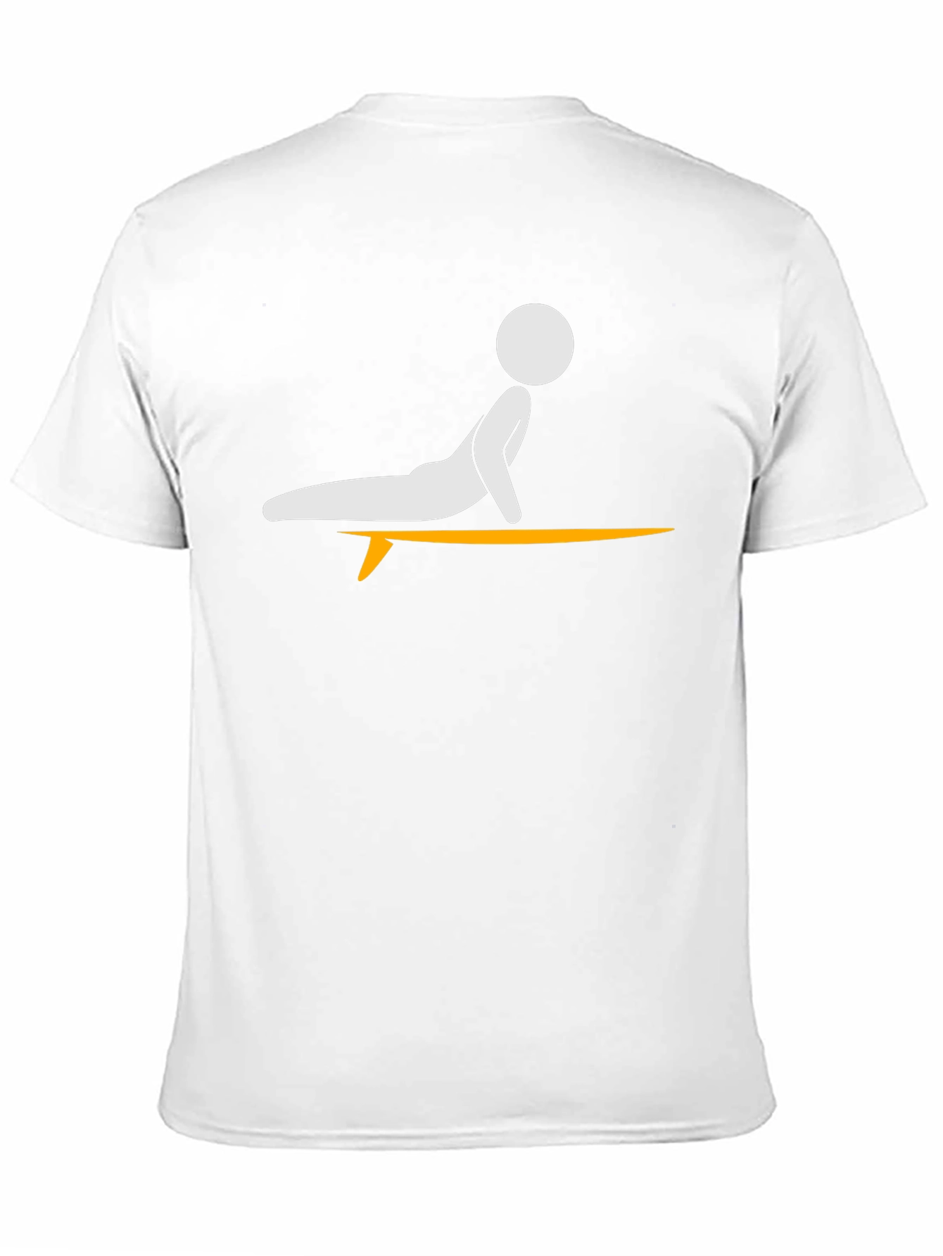 Surfing Yoga Pose Graphic Tee - Black