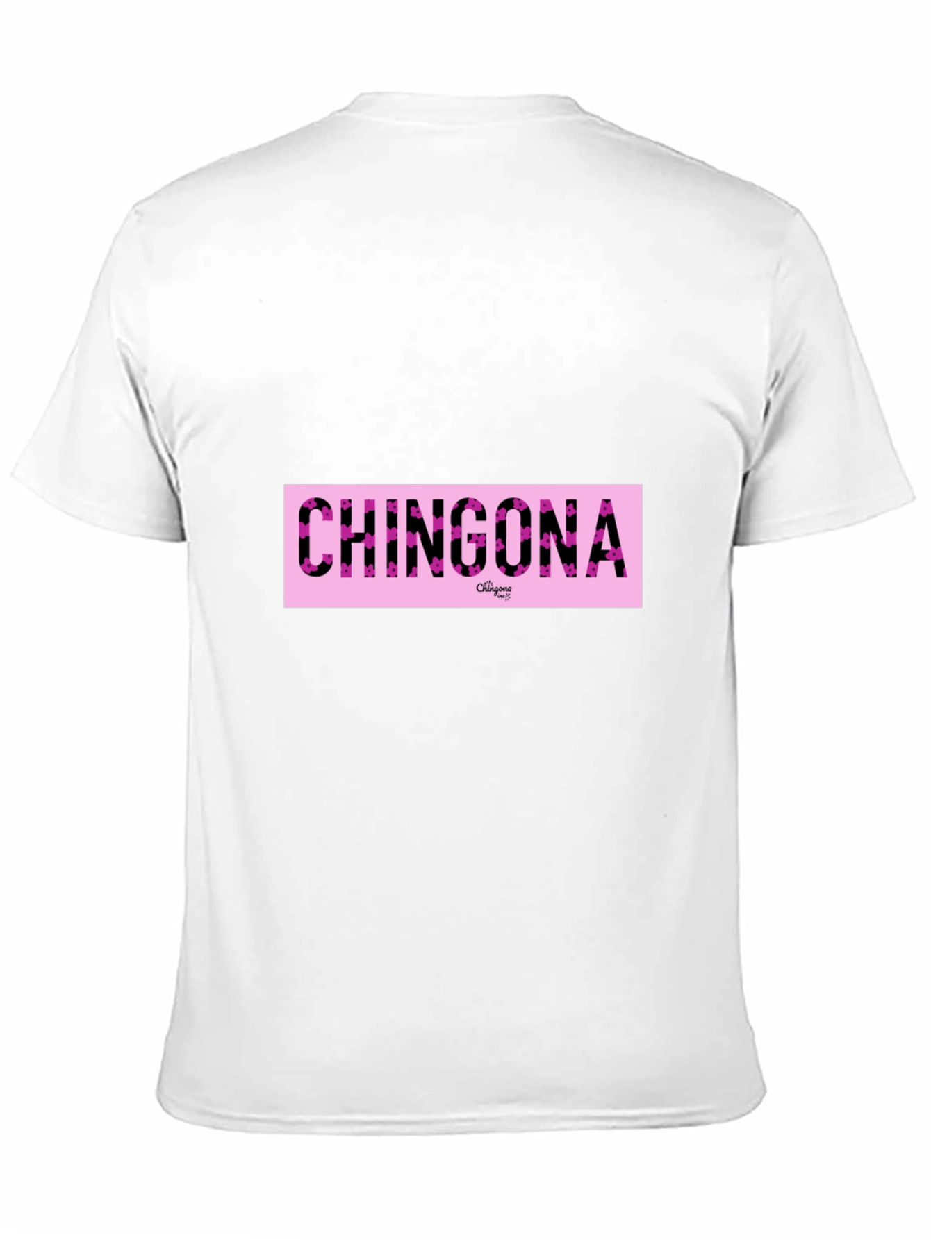 Chingona Graphic Print Crew Neck T-Shirt