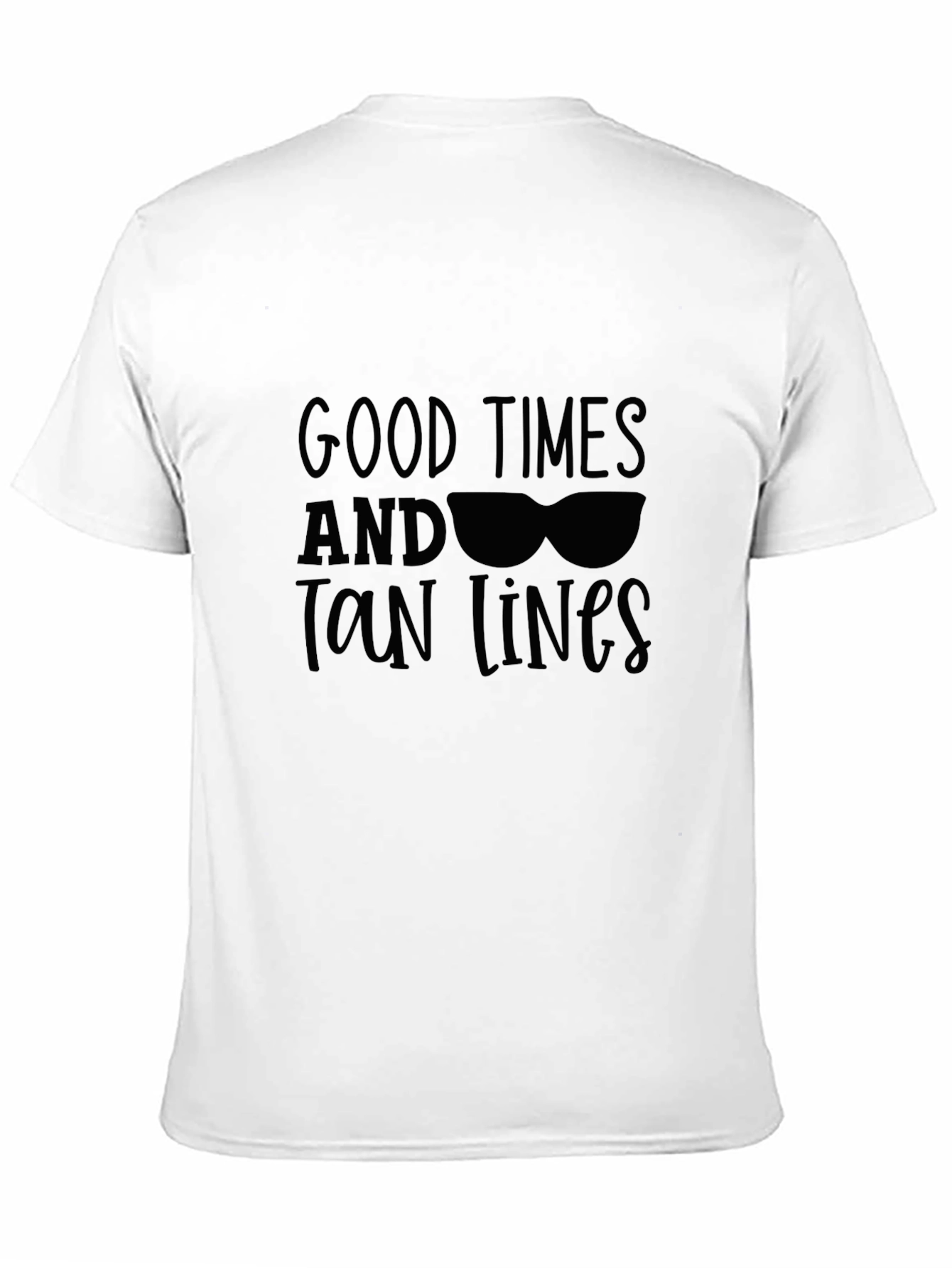 Good Times & Tan Lines Black Graphic Tee