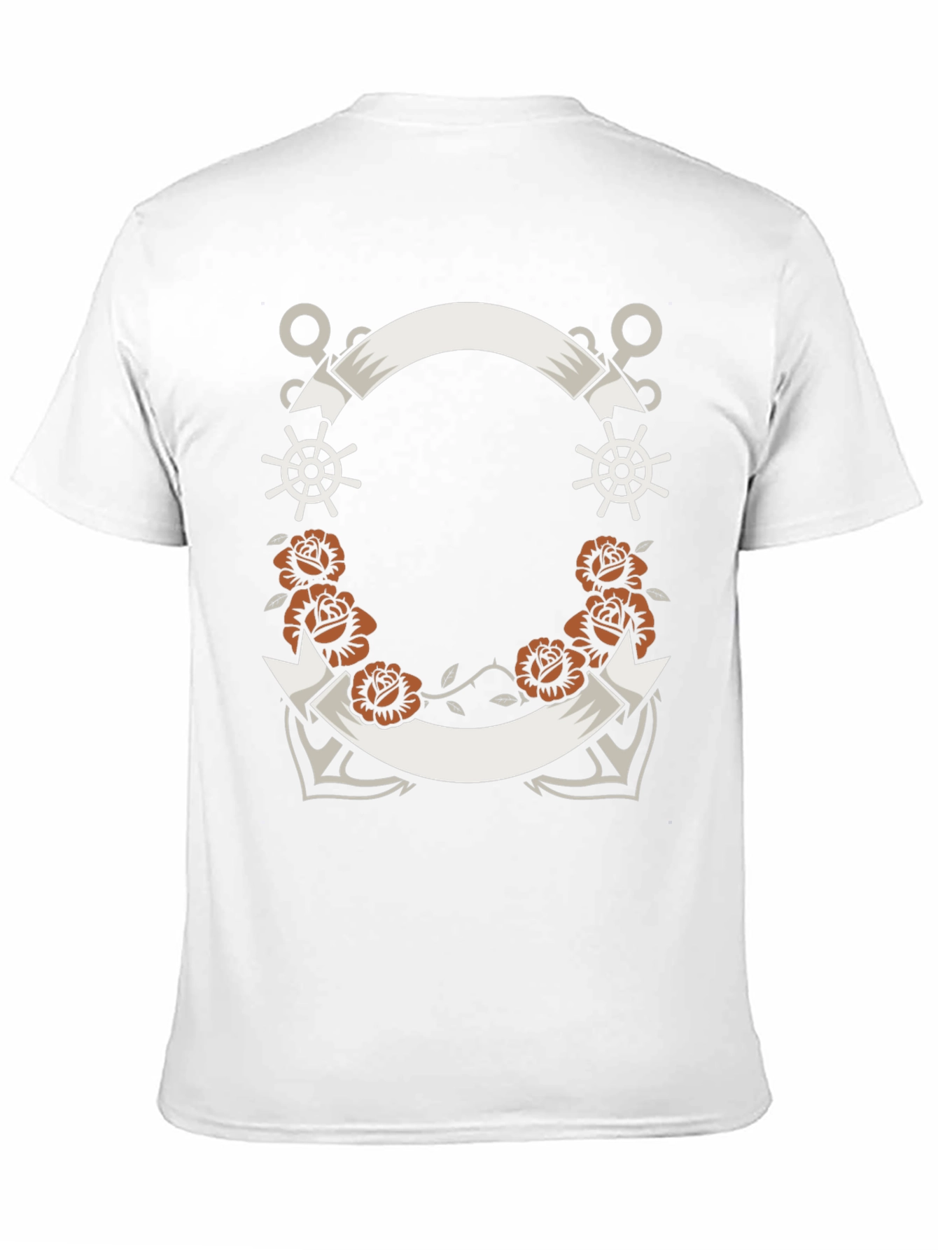 Nautical Tattoo Style Graphic T-Shirt