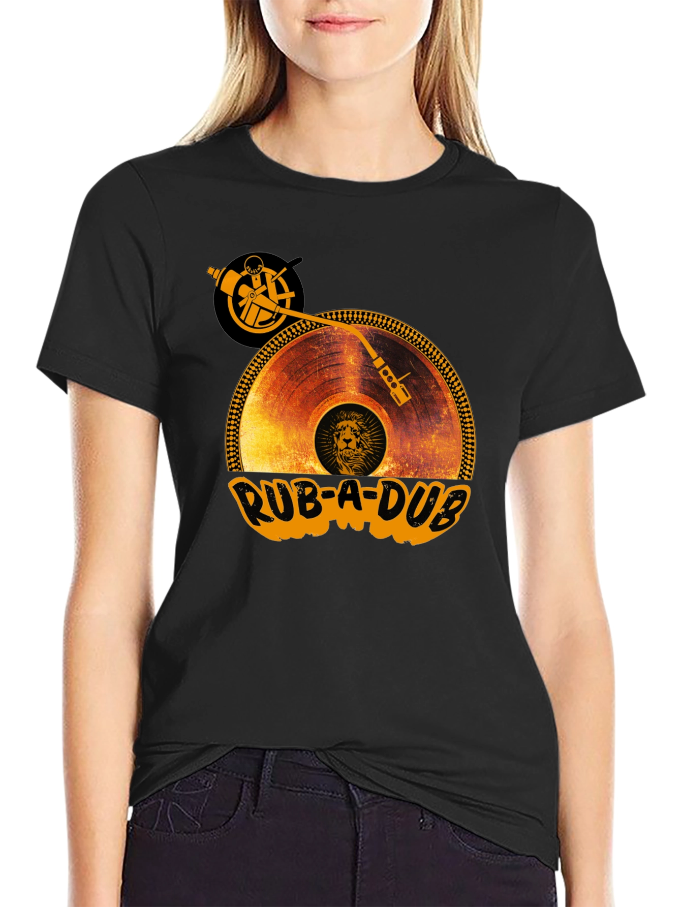 Rub-A-Dub Record Player Graphic T-Shirt