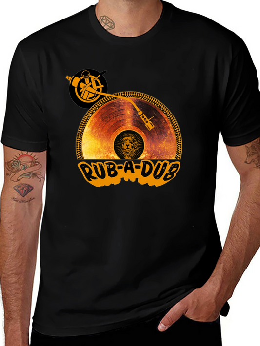 Rub-A-Dub Record Player Graphic T-Shirt