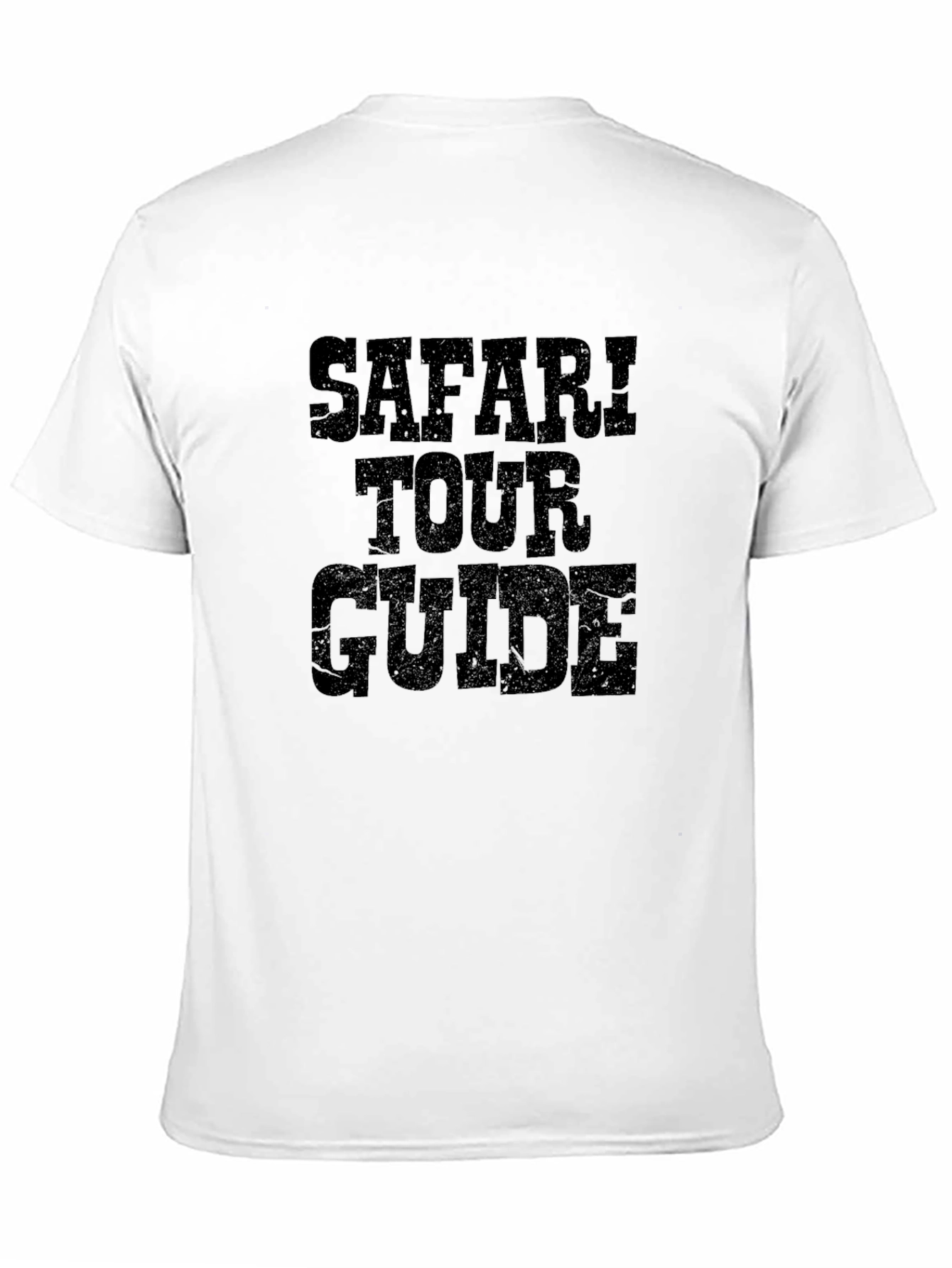 Safari Tour Guide Black Graphic Tee
