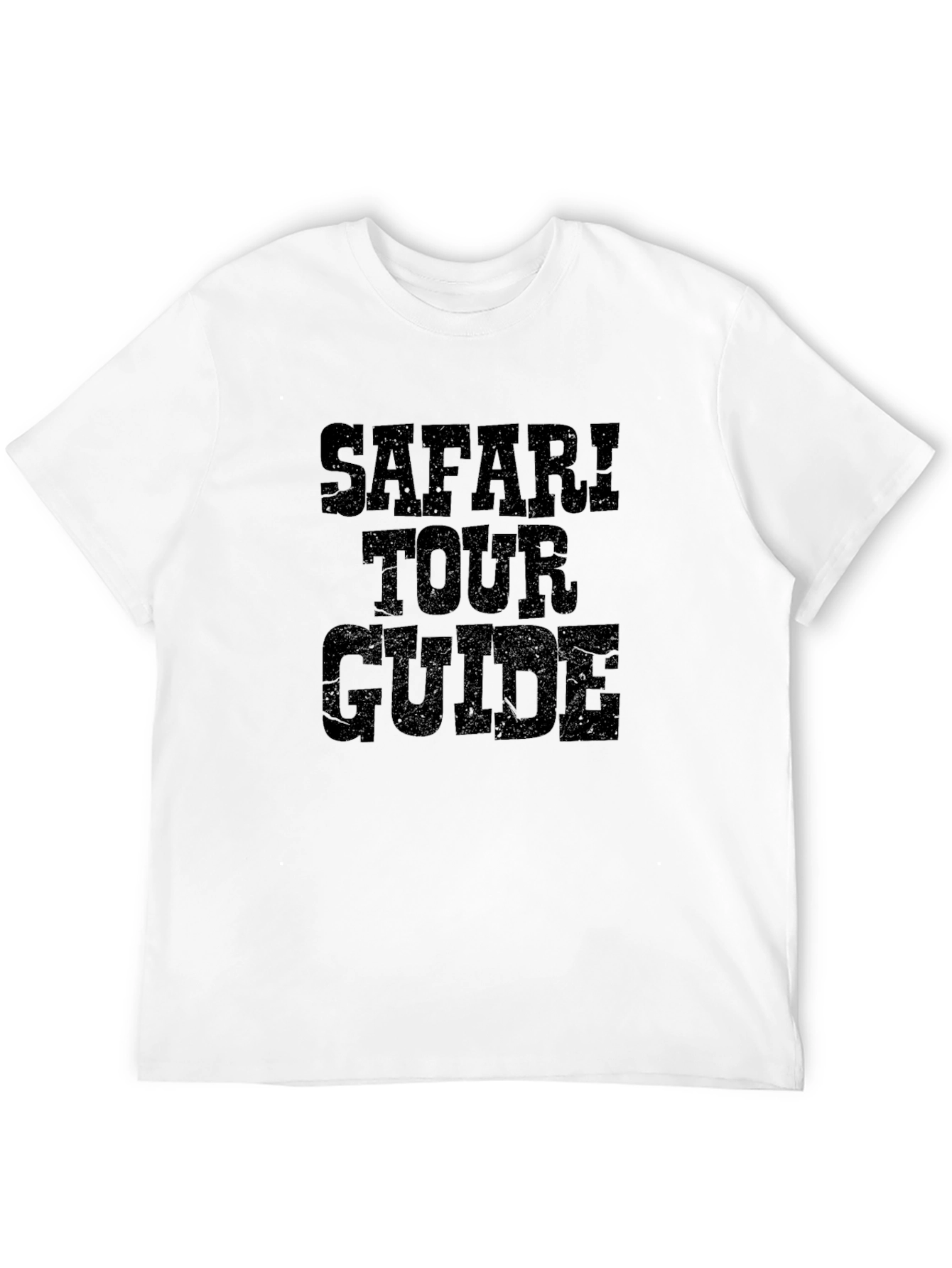 Safari Tour Guide Black Graphic Tee