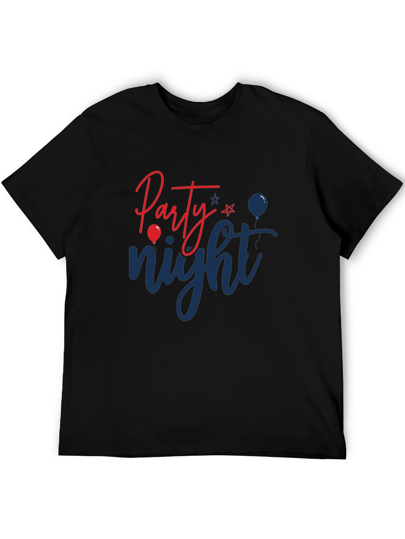 Party Night Graphic Tee - Black