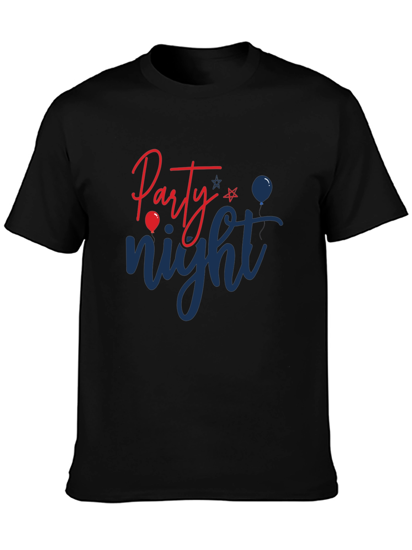 Party Night Graphic Tee - Black