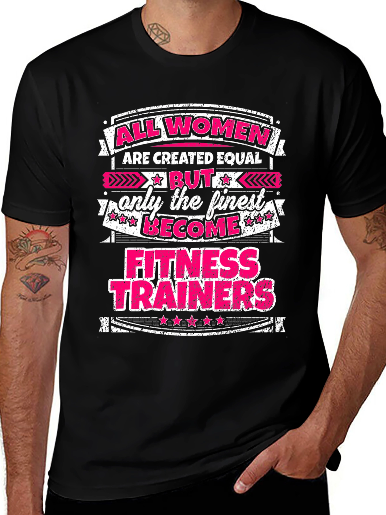 All Women Fitness Trainer Graphic Tee