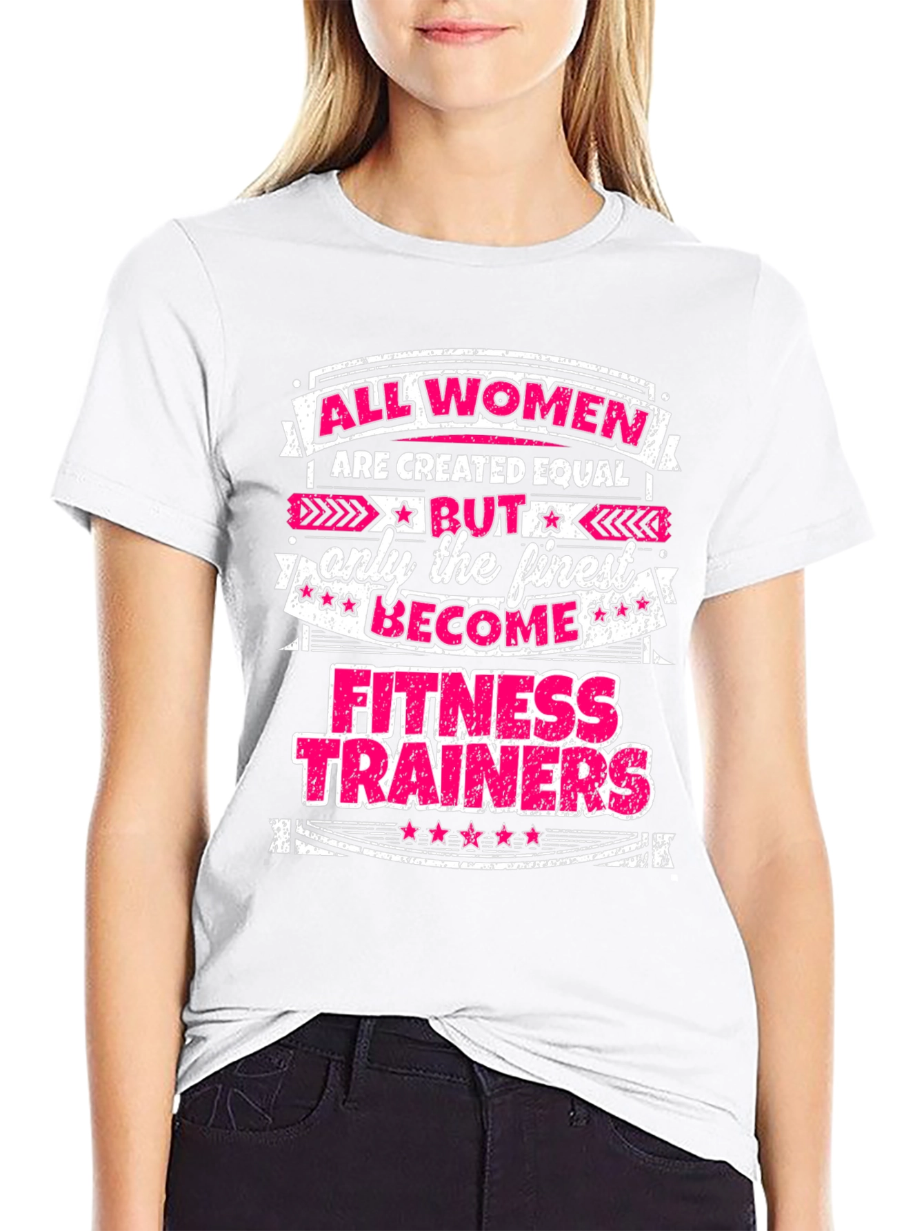 All Women Fitness Trainer Graphic Tee